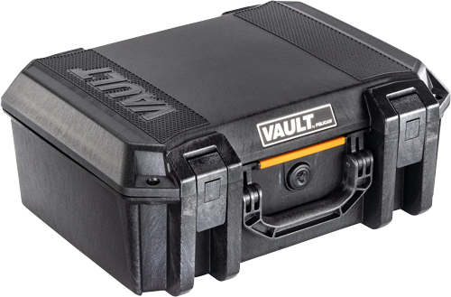 PELICAN VAULT V300 LARGE- - 5 PISTOL CSE PRE CUT FOAM BLK