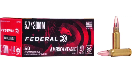 FEDERAL 5.7 X 28MM 40GR FMJ 50 RD/BX 10 BX/CS