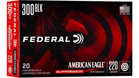 FEDERAL 300 BLK 220GR OTM 20 RD/BX 25 BX/CS