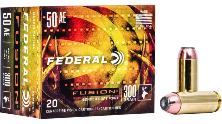 FEDERAL 50 ACTION EXPRESS 300GR FUSION 20 RD/BX 10 BX/CS