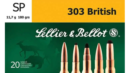 SELLIER & BELLOT 303BRITISH 180GR 20RD BOX 20 BOXES PER CASE