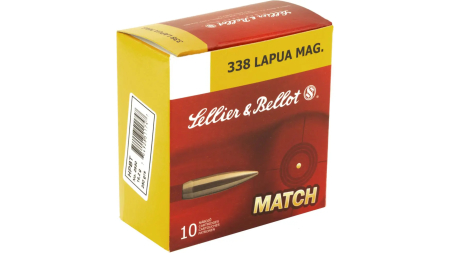 SELLIER & BELLOT 338LAP 250GR HPBT 10RD BOX 10 BOXES PER CASE