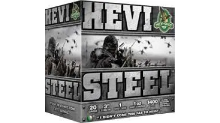 HEVI-SHOT HEVI-STEEL 12GA 3IN 1-1/4OZ #1 25 RD/BX 10 BX/CS