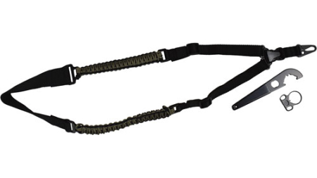 TOC TACTICAL PARACORD SLING - w/ ADAPTER & WRENCH SINGLE PT