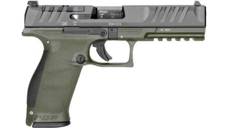 Walther 2858398 PDP OR FS 9mm 5" 18+1 OD Green/Black