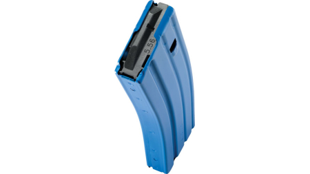 CPD MAGAZINE AR15 5.56X45 30RD - BLUE FINISH ALUMINUM