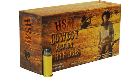 HSM AMMUNITION 44-40 WIN 200GR HL RNFP 50RD BOX 10 BOXES PER CASE