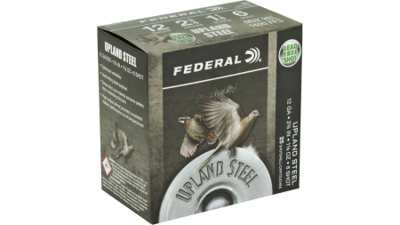 FEDERAL 12GA 2-3/4" 1 1/8 OZ 6 UPLAND STEEL 25 RD/BX 10 BX/CS