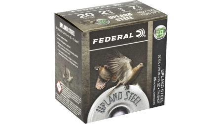 FEDERAL 20GA 2-3/4" 7/8OZ 7.5 UPLAND STEEL 25 RD/BX 10 BX/CS