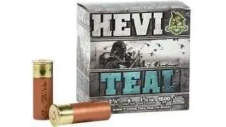 HEVI-SHOT HEVI-TEAL 12GA 3IN 1-1/4OZ #6 25 RD/BX 10 BX/CS