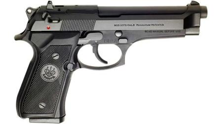 BERETTA M9 COMMERCIAL 9MM 4.9" PISTOL BLACK/BRUNITION 2-15RD MAGAZINES LE