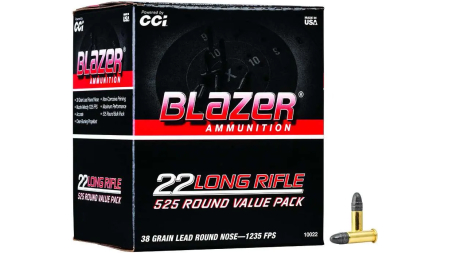 CCI 22 LR 38GR LRN 525CT BOX 525 RD/BX 10 BX/CS
