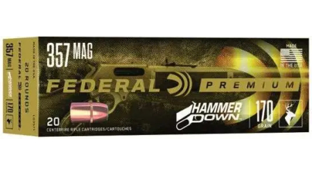FEDERAL 357 MAG 170GR HAMMERDOWN 20 RD/BX 10 BX/CS