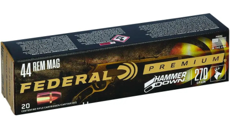 FEDERAL 44 REM MAG 270GR HAMMERDOWN 20 RD/BX 10 BX/CS