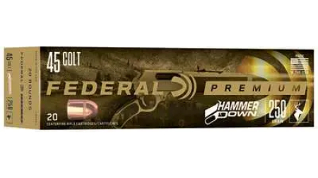 FEDERAL 45 COLT 250GR HAMMERDOWN 20 RD/BX 10 BX/CS