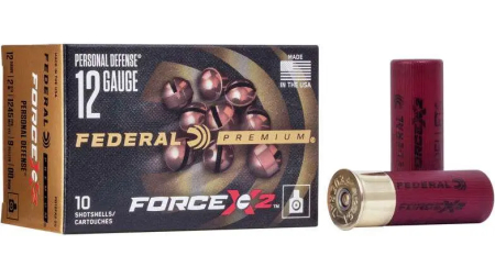 FEDERAL 12GA 2 3/4" 9 PELLETS FORCE X2 00-BUCK 10 RD/BX 5 BX/CS