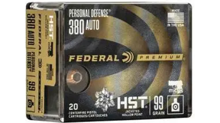 FEDERAL 380 AUTO 99GR HYDRA-SHOK DEEP HP 20 RD/BX 10 BX/CS