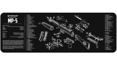 TEKMAT ARMORERS BENCH MAT - 12"X36" HECKLER & KOCH MP5