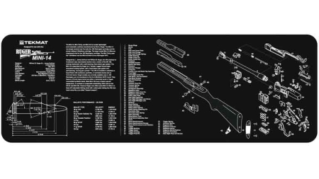 TEKMAT ARMORERS BENCH MAT - 12"X36" RUGER MINI-14