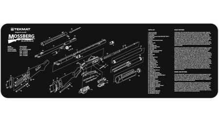TEKMAT ARMORERS BENCH MAT - 12"X36" MOSSBERG 500 SHOTGUN