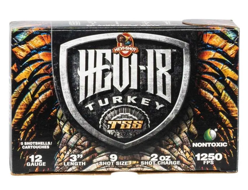 HEVI-SHOT HEVI-18 TSS TURKEY 12GA 3IN 2OZ #9 5 RD/BX 10 BX/CS