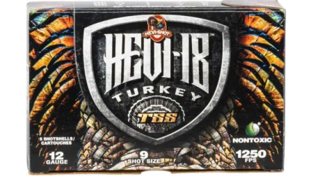 HEVI-SHOT HEVI-18 TSS TURKEY 12GA 3-1/2IN 2-1/4OZ #9 5 RD/BX 10 BX/CS