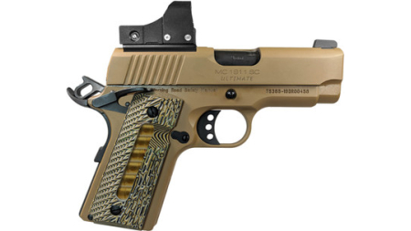 EAA Girsan MC1911 SC Ultimate 390039 9mm 3.4" 7+1 W/ Optic Dark Earth