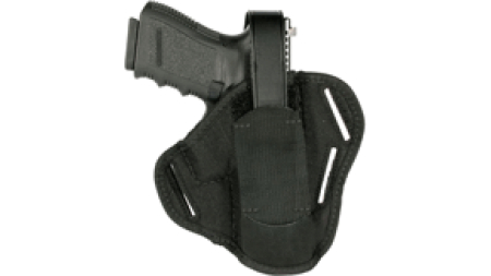 BLACKHAWK PANCAKE HOLSTER #05 - LARGE AUTOS 3.75"-4.5" BLACK