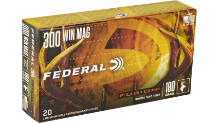 FEDERAL 300 WIN MAG 180GR FUSION 20 RD/BX 10 BX/CS