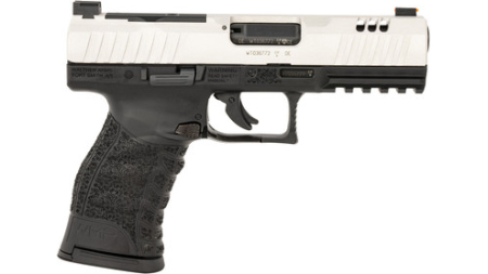 Walther 5220306 WMP OR .22WMR 4.5" 15+1 Silver Serrated Aluminum/Black Polymer