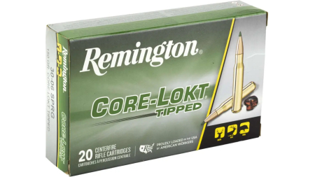 REMINGTON RT3006A 30-06 SPRG 150GR CORE-LOKT TIPPED 20 RD/BX 10 BX/CS