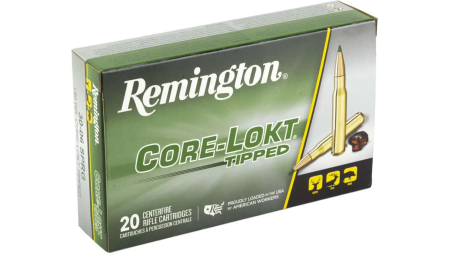 REMINGTON RT3006C 30-06 SPRG 180GR CORE-LOKT TIPPED 20 RD/BX 10 BX/CS