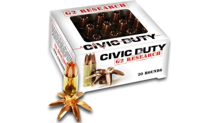 G2R CIVIC DUTY 45ACP 20RD BOX 25 BOXES PER CASE
