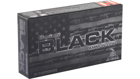 HORNADY BLACK 5.56NATO 62GR FMJ 20RD BX 200RD CASE