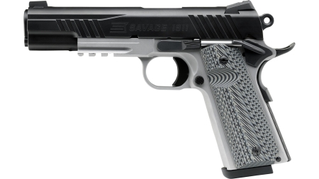 SAVAGE ARMS 1911 GOV 9MM BL/SS RAIL 10+1