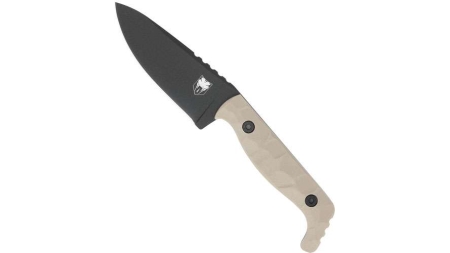 COBRATEC KING PIN TAN 4" FIXED BLADE