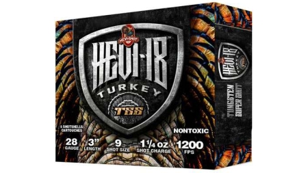 HEVI-SHOT HEVI-18 TSS TURKEY 28GA 3IN 1-1/4OZ #9 5 RD/BX 10 BX/CS