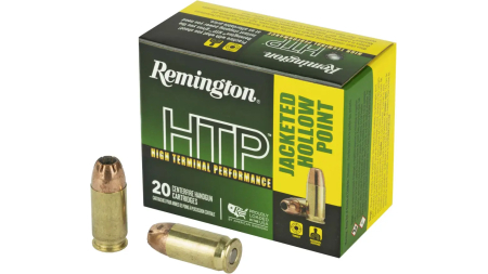 REMINGTON 45 AUTO 230GR JHP HTP 20 RND BX 20 RD/BX 25 BX/CS