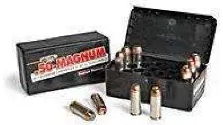 MAGNUM RSRCH 50AE 350GR JSP 20RD BX 20 BOXES PER CASE