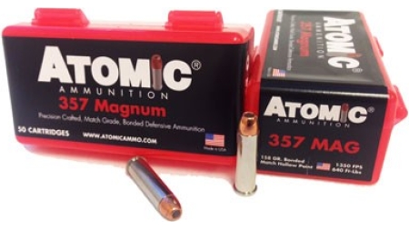ATOMIC 357 MAG 158GR JHP - 50RD 10BX/CS