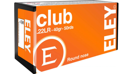 ELEY CLUB 22LR 40GR RN - 50RD 100BX/CS