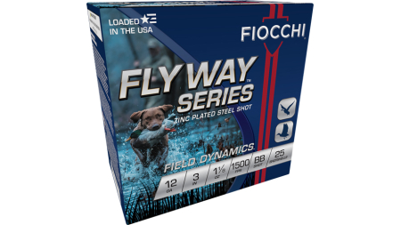 FIOCCHI FLYWAY 12GA 3" 1-1/8OZ - #BB 1500FPS 25RD 10BX/CS