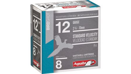 AGUILA SHOTSHELL 12GA 2.75" - 1-1/8OZ #8 250RD CASE LOT