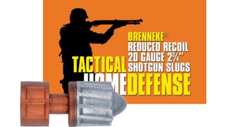 BRENNEKE USA LOW RECOIL 20GA - 2.75" 3/4OZ SLUG 5RD 50BX/CS