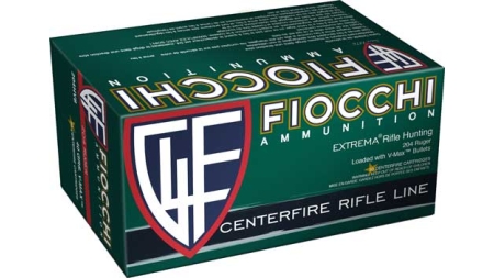 FIOCCHI 204 RUGER 40GR V-MAX - 50RD 20BX/CS