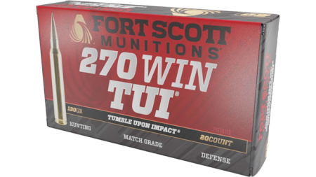 FORT SCOTT 270 WIN 130GR TUI - SOLID COPPER 20RD 10BX/CS