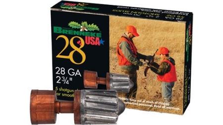 BRENNEKE USA 28GA 2.75" 5/8OZ - SLUG 5RD 40BX/CS