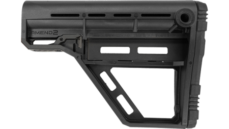 AMEND2 AMS MODULAR MIL-SPEC - STOCK CARBINE BLACK BASE MODEL