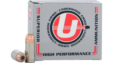 UNDERWOOD 45 ACP +P 185GR JHP - 20RD 10BX/CS