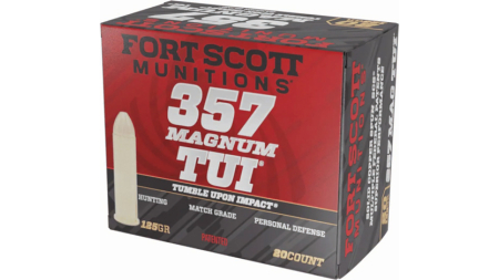 FORT SCOTT 357 MAG 125GR TUI - SOLID COPPER 20RD 25BX/CS